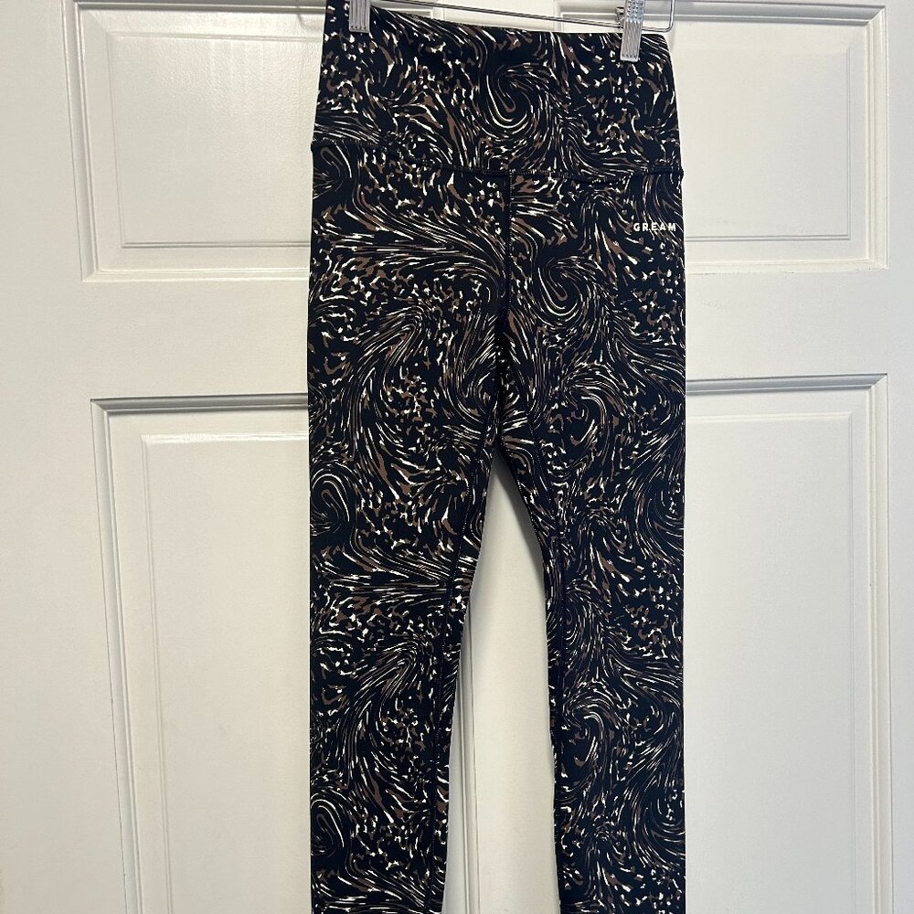 Cream Yoga Jenn 7/8 Legging Brown Wave